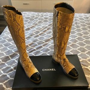 Vintage Authentic Chanel boots